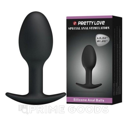 Анальный силиконовый плаг с шариком от sex shop primegoods