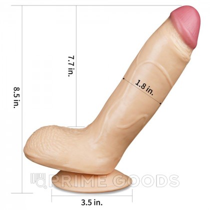 Фаллоимитатор на присоске (21 х 5 см.) от sex shop primegoods фото 4