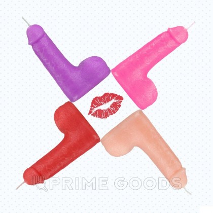 Свеча Bondage Fetish красный цвет (низкотемпературная) от sex shop primegoods фото 2