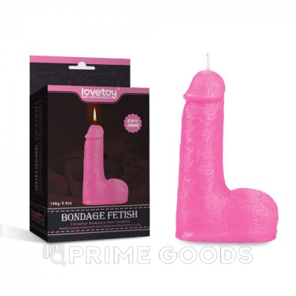 Свеча Bondage Fetish розовый цвет (низкотемпературная) от sex shop primegoods