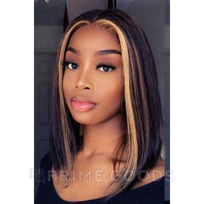 Парик удлиненный (коричневый, светлые пряди) от sex shop primegoods