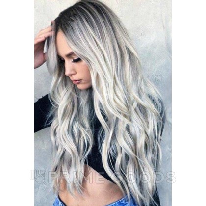 Парик пепельный (длинные, вьющиеся) от sex shop primegoods