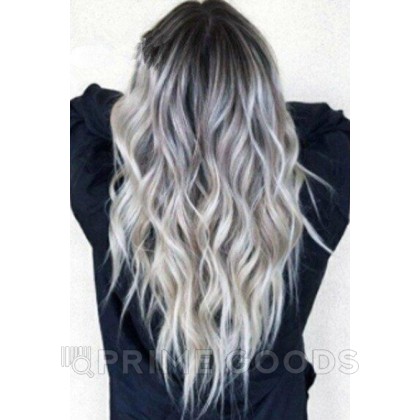 Парик пепельный (длинные, вьющиеся) от sex shop primegoods фото 2