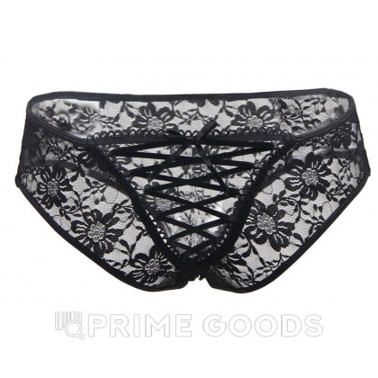 Трусики Flower pattern с завязками (размер М) от sex shop primegoods фото 2