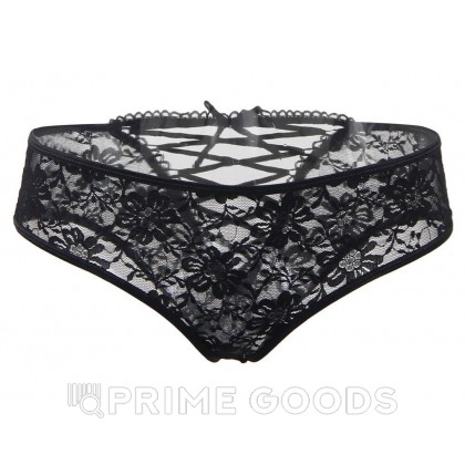 Трусики Flower pattern с завязками (размер М) от sex shop primegoods фото 3