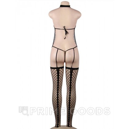 Бодисетка Fishnet Black (размер М) от sex shop primegoods фото 3