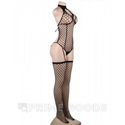 Бодисетка Fishnet Black (размер М) от sex shop primegoods фото 4