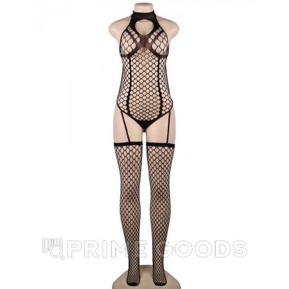 Бодисетка Fishnet Black (размер М) от sex shop primegoods фото 5