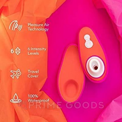 Бесконтактный клиторальный стимулятор Womanizer Liberty Lily Allen розовый от sex shop primegoods фото 4