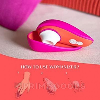 Бесконтактный клиторальный стимулятор Womanizer Liberty Lily Allen розовый от sex shop primegoods фото 5