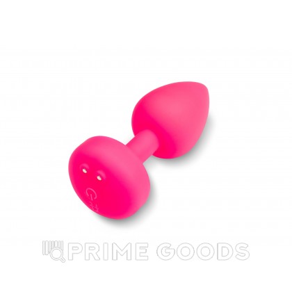 Маленькая дизайнерская анальная пробка с вибрацией Fun Toys Gplug - розовая от sex shop primegoods фото 3