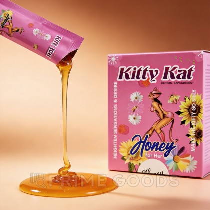 Возбуждающий мёд Kitty Kat для женщин от sex shop primegoods фото 5