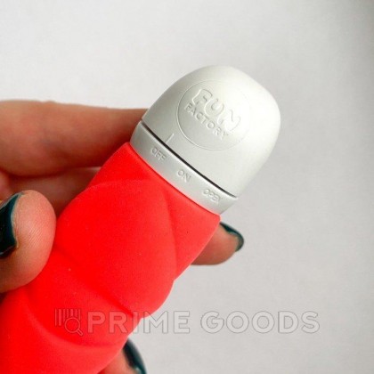 Мини вибратор JAM от Fun Factory (красный) от sex shop primegoods фото 8