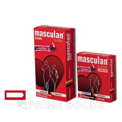 Презерватив Masculan Sensitive Plus № 10 (Нежные) от sex shop primegoods