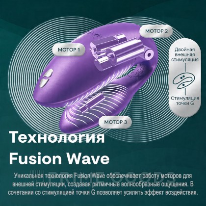 Вибратор для пар We-Vibe Chorus Pro фиолетовый от sex shop primegoods фото 12