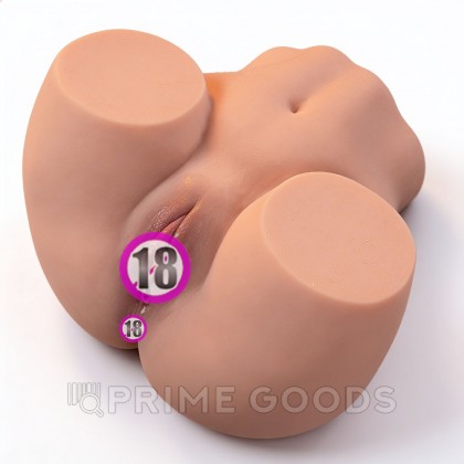 Реалистичный двойной мастурбатор с функцией фрикции Dalke от sex shop primegoods фото 2