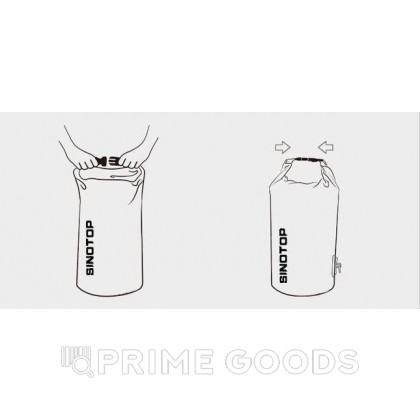 Водонепроницаемый рюкзак Sinotop Dry Bag 15L. (Серый) от sex shop primegoods фото 4