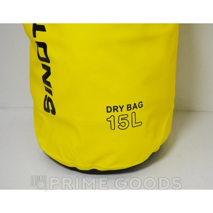 Водонепроницаемый рюкзак Sinotop Dry Bag 15L. (Жёлтый) от sex shop primegoods фото 7