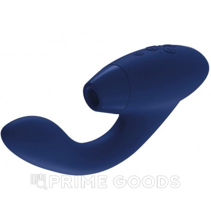 Бесконтактный клиторальный стимулятор Womanizer Duo синий от sex shop primegoods