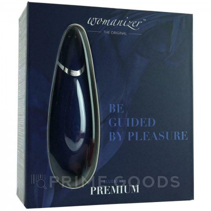 Бесконтактный клиторальный стимулятор Womanizer Premium синий от sex shop primegoods фото 2