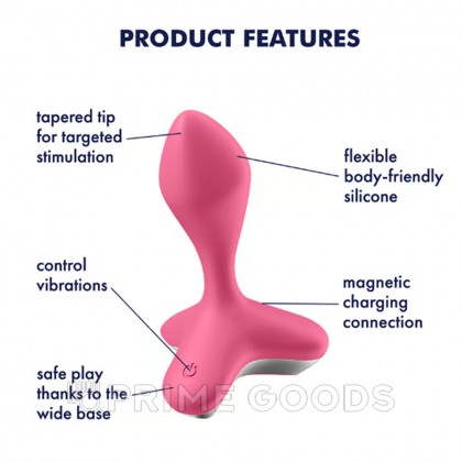 Анальная пробка Satisfyer Game Changer розовая от sex shop primegoods фото 3