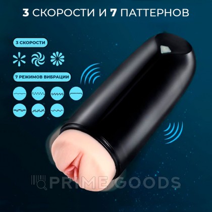 Автоматический мастурбатор Juicy Lamour ZONA CUP с функцией вибрации и всасывания от sex shop primegoods фото 5