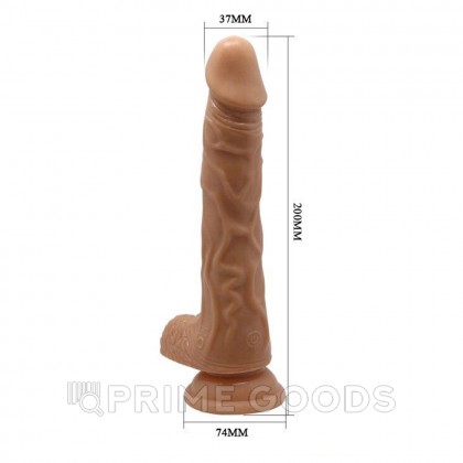 Фаллоимитатор с вибрацией и ротацией Beautiful Bodach (20×3,7 см) от sex shop primegoods фото 8