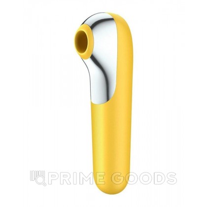 Вакуумно-волновой стимулятор клитора Satisfyer Dual Love yellow от sex shop primegoods