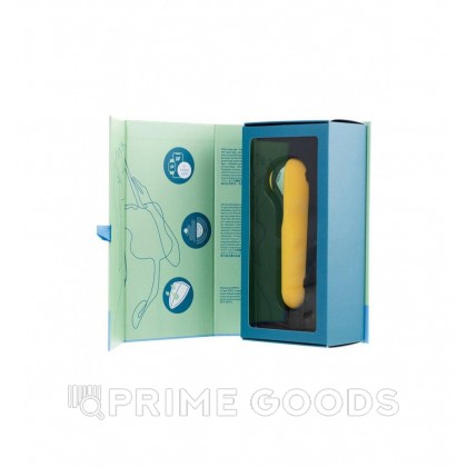 Вакуумно-волновой стимулятор клитора Satisfyer Dual Love yellow от sex shop primegoods фото 4