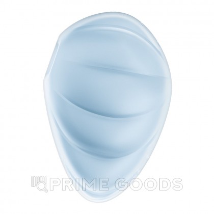 Стимулятор клитора с вибрацией и воздушной стимуляцией Satisfyer Cloud Dancer голубой от sex shop primegoods фото 2