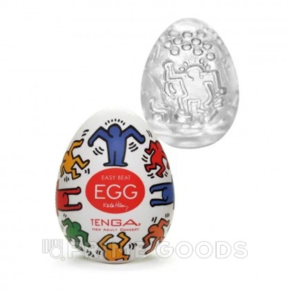 TENGA&Keith Haring Egg Мастурбатор яйцо Street от sex shop primegoods фото 4
