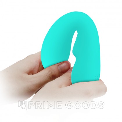 Вибратор Matt Super Soft (19 см) бирюзовый от sex shop primegoods фото 4