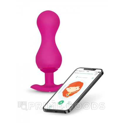 Gvibe Gballs 3 App Petal Rose - умный тренажёр Кегеля, 8х3 см от sex shop primegoods