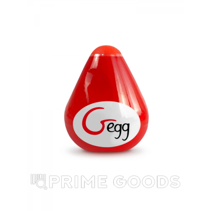 Gvibe Gegg Red - яйцо-мастурбатор, 6.5х5 см. красный от sex shop primegoods