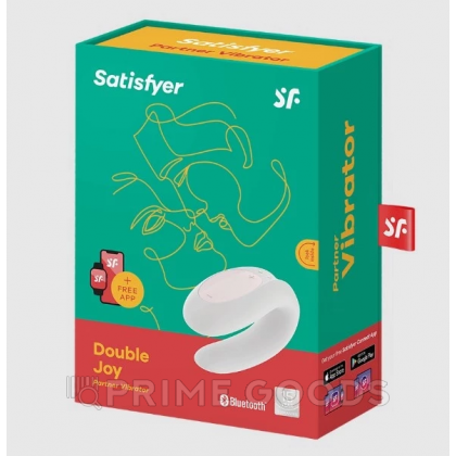 Вибратор для пар Satisfyer Partner Double Joy (белый) от sex shop primegoods фото 4