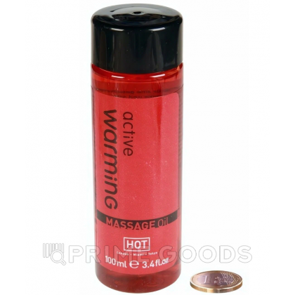 Массажное масло Active warming разогревающее 100 мл. от sex shop primegoods фото 3
