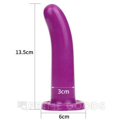 Фаллоимитатор Holy Dong Lovetoy (фиолетовый, 14,5 см) от sex shop primegoods фото 6