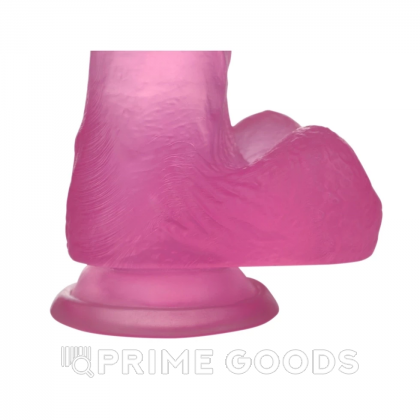 Фаллоимитатор - Crystal Dildo Medium Lovetoy (17*3.5) розовый от sex shop primegoods фото 3