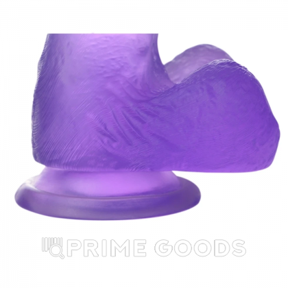 Фаллоимитатор - Crystal Dildo Medium Lovetoy (17*3.5) фиолетовый от sex shop primegoods фото 4