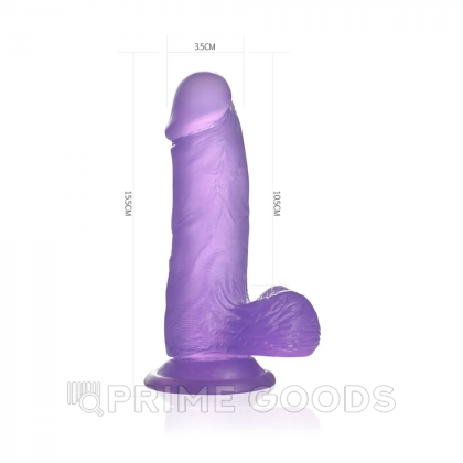 Фаллоимитатор - Crystal Dildo Small Lovetoy (15*3.5) фиолетовый от sex shop primegoods фото 6