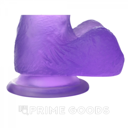 Фаллоимитатор - Crystal Dildo Small Lovetoy (15*3.5) фиолетовый от sex shop primegoods фото 5