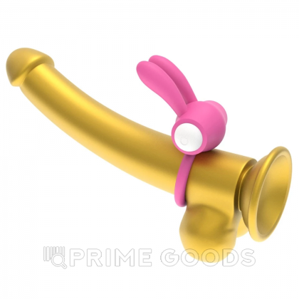 Эрекционное виброкольцо Power Rabbit clit cockring (розовое) от sex shop primegoods фото 5