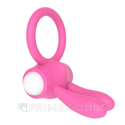 Эрекционное виброкольцо Power Rabbit clit cockring (розовое) от sex shop primegoods фото 7