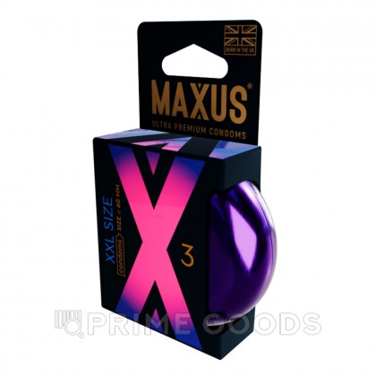 Презервативы MAXUS X-Edition XXL, гладкие, увеличенного размера, 3 шт от sex shop primegoods фото 2