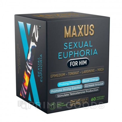 MAXUS БАД Sexual Euphoria for him (Сексуальная Эйфория для него), 60 капсул от sex shop primegoods фото 6