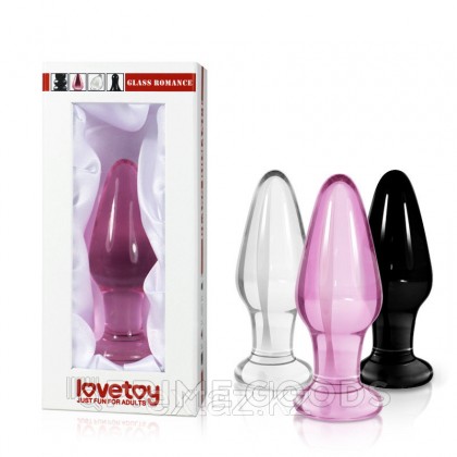 Анальная втулка из стекла - Glass Romance от sex shop primegoods