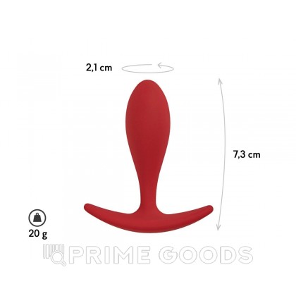 Анальная пробка Lito, цвет бордовый (CORE) (S) от sex shop primegoods фото 2