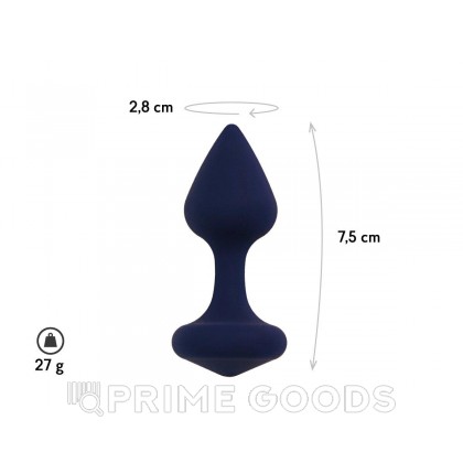 Анальная пробка Exo, цвет тихоокеанский синий  (CORE) (S) от sex shop primegoods фото 3