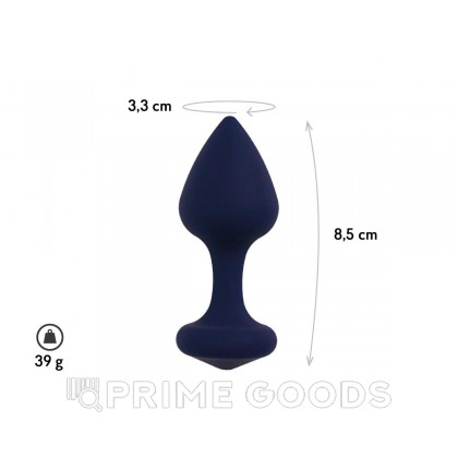 Анальная пробка Exo, цвет тихоокеанский синий  (CORE) (M) от sex shop primegoods фото 2