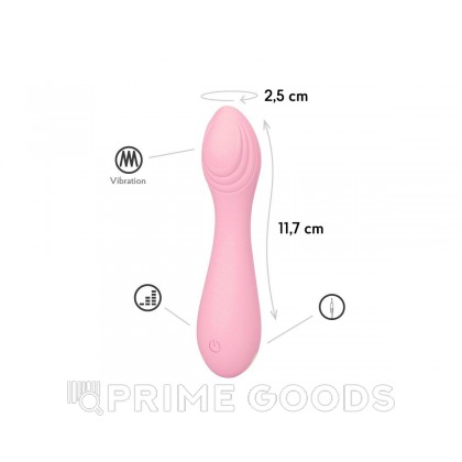 Мини вибратор Mephona, цвет Розовый (SOLAR) от sex shop primegoods фото 3